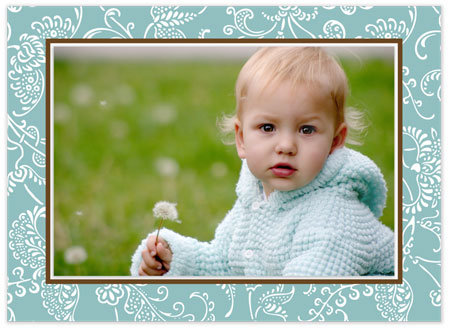 Digital Holiday Photo Cards by Stacy Claire Boyd (Floral Fancy - Aqua) Digital Holiday Photo Cards by Stacy Claire Boyd (Floral Fancy - Aqua)