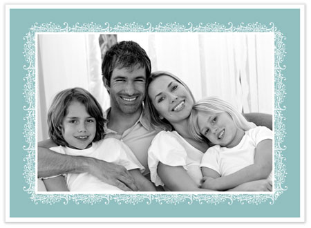 Holiday Photo Mount Cards by Stacy Claire Boyd (Snowdrift - Aqua) Holiday Photo Mount Cards by Stacy Claire Boyd (Snowdrift - Aqua)