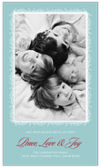 Digital Holiday Photo Cards by Stacy Claire Boyd (Powdered Snow)