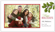Digital Holiday Photo Cards by Stacy Claire Boyd (Classic Holly)
