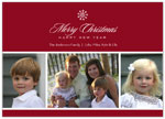 Digital Holiday Photo Cards by Stacy Claire Boyd (Single Snowflake)
