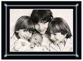 Digital Holiday Photo Cards by Stacy Claire Boyd (Simply Framed - Black)