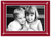 Digital Holiday Photo Cards by Stacy Claire Boyd (Simply Framed - Red)