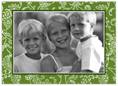 Digital Holiday Photo Cards by Stacy Claire Boyd (Floral Fancy - Evergreen)