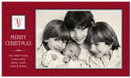Holiday Photo Mount Cards by Stacy Claire Boyd (Classic Christmas - Red)