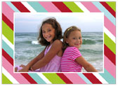 Holiday Photo Mount Cards by Stacy Claire Boyd (Preppy Stripe - Holiday)