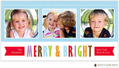 Digital Holiday Photo Cards by Stacy Claire Boyd (Bright Holiday - Flat)
