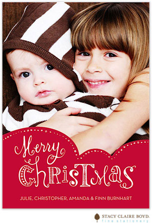 Digital Holiday Photo Cards by Stacy Claire Boyd (Whimsical Christmas - Flat)