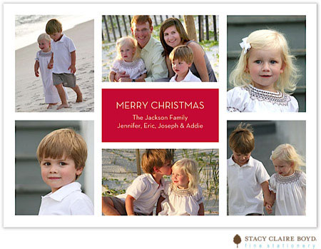 Digital Holiday Photo Cards by Stacy Claire Boyd (Merry Memories - Flat)
