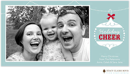 Holiday Photo Mount Cards by Stacy Claire Boyd (Cheerful Ornament - Flat) Holiday Photo Mount Cards by Stacy Claire Boyd (Cheerful Ornament - Flat)