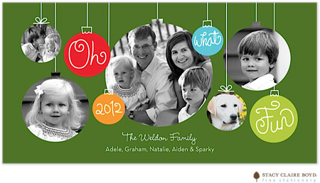 Digital Holiday Photo Cards by Stacy Claire Boyd (Oh What Fun - Flat)