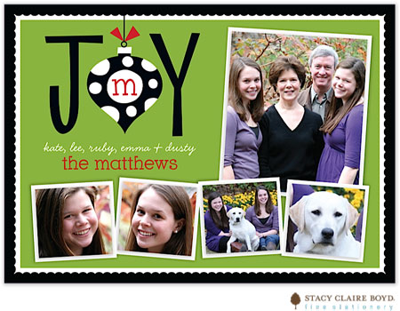 Digital Holiday Photo Cards by Stacy Claire Boyd (Joyful Ornament - Flat) Digital Holiday Photo Cards by Stacy Claire Boyd (Joyful Ornament - Flat)