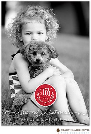 Digital Holiday Photo Cards by Stacy Claire Boyd (Merry Medallion - Flat) Digital Holiday Photo Cards by Stacy Claire Boyd (Merry Medallion - Flat)