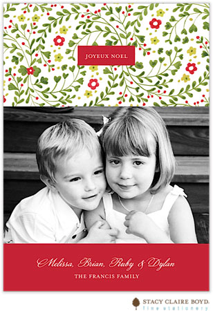 Digital Holiday Photo Cards by Stacy Claire Boyd (Holiday Floral - Flat) Digital Holiday Photo Cards by Stacy Claire Boyd (Holiday Floral - Flat)