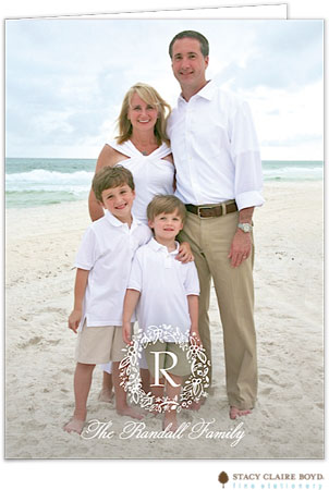 Digital Holiday Photo Cards by Stacy Claire Boyd (Initial Foliage - Folded) Digital Holiday Photo Cards by Stacy Claire Boyd (Initial Foliage - Folded)