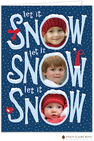 Digital Holiday Photo Cards by Stacy Claire Boyd (Let It Snow - Folded) Digital Holiday Photo Cards by Stacy Claire Boyd (Let It Snow - Folded)