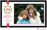 Digital Holiday Photo Cards by Stacy Claire Boyd (Festive Family Initial - Flat)