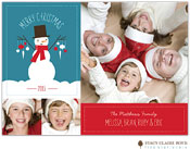 Digital Holiday Photo Cards by Stacy Claire Boyd (Frosty Ornaments - Flat)