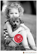 Digital Holiday Photo Cards by Stacy Claire Boyd (Merry Medallion - Flat)