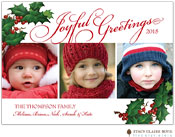 Digital Holiday Photo Cards by Stacy Claire Boyd (Joyful Greetings - Flat)