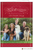 Digital Holiday Photo Cards by Stacy Claire Boyd (Heirloom Christmas - Folded)
