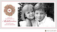 Holiday Photo Mount Cards by Stacy Claire Boyd (Berry Wreath - Flat)