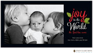Holiday Photo Mount Cards by Stacy Claire Boyd (Joy To The World - Flat)
