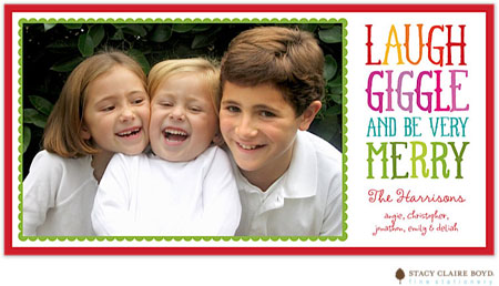Digital Holiday Photo Cards by Stacy Claire Boyd (Giggle - Flat)