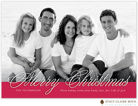Digital Holiday Photo Cards by Stacy Claire Boyd (Christmas Spirit - Flat)