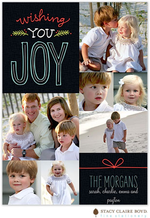 Digital Holiday Photo Cards by Stacy Claire Boyd (Joy Wrapped Wishes - Flat) Digital Holiday Photo Cards by Stacy Claire Boyd (Joy Wrapped Wishes - Flat)