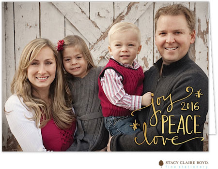 Digital Holiday Photo Cards by Stacy Claire Boyd (Golden Wishes - Folded) Digital Holiday Photo Cards by Stacy Claire Boyd (Golden Wishes - Folded)