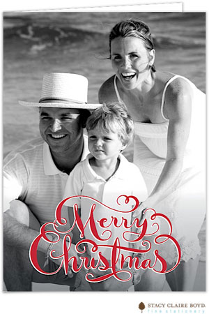 Digital Holiday Photo Cards by Stacy Claire Boyd (Merry Flourish - Folded) Digital Holiday Photo Cards by Stacy Claire Boyd (Merry Flourish - Folded)