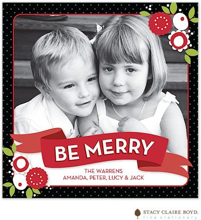 Digital Holiday Photo Cards by Stacy Claire Boyd (Merry Blooms Square - Flat) Digital Holiday Photo Cards by Stacy Claire Boyd (Merry Blooms Square - Flat)