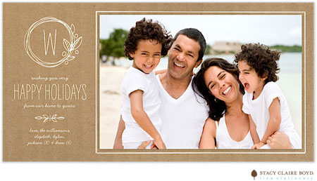 Holiday Photo Mount Cards by Stacy Claire Boyd (Woodsy Wreath - Flat) Holiday Photo Mount Cards by Stacy Claire Boyd (Woodsy Wreath - Flat)