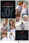 Digital Holiday Photo Cards by Stacy Claire Boyd (Joy Wrapped Wishes - Flat)