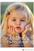 Digital Holiday Photo Cards by Stacy Claire Boyd (Blessed Vine - Folded)