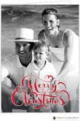 Digital Holiday Photo Cards by Stacy Claire Boyd (Merry Flourish - Folded)