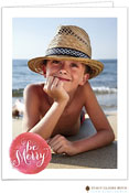 Digital Holiday Photo Cards by Stacy Claire Boyd (Merry Dot - Folded)