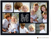 Digital Holiday Photo Cards by Stacy Claire Boyd (Monogrammed Simplicity - Folded)