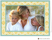 Digital Holiday Photo Cards by Stacy Claire Boyd (Painted Turkish Tile - Folded)