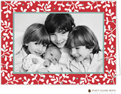 Holiday Photo Mount Cards by Stacy Claire Boyd (Berry Branches - Folded)