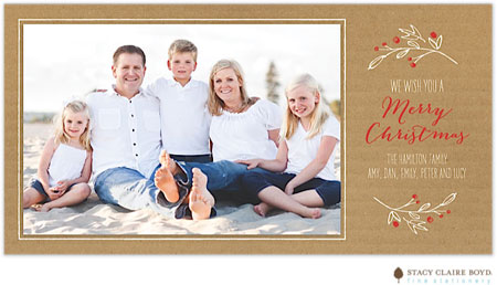 Holiday Photo Mount Cards by Stacy Claire Boyd (Sketched Garland) Holiday Photo Mount Cards by Stacy Claire Boyd (Sketched Garland)