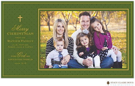 Holiday Photo Mount Cards by Stacy Claire Boyd (Holiday Elegance - Green) Holiday Photo Mount Cards by Stacy Claire Boyd (Holiday Elegance - Green)
