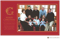 Holiday Photo Mount Cards by Stacy Claire Boyd (Holiday Elegance - Red With Foil)