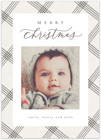 Digital Holiday Photo Cards by Stacy Claire Boyd (Subtle Plaid) Digital Holiday Photo Cards by Stacy Claire Boyd (Subtle Plaid)