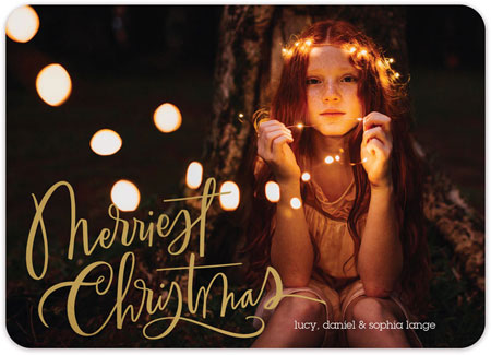 Digital Holiday Photo Cards by Stacy Claire Boyd (Christmas Whimsy Foil Pressed)