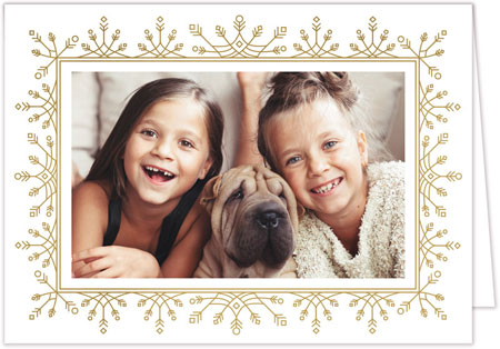 Digital Holiday Photo Cards by Stacy Claire Boyd (Foil Snowfall Border Foil Pressed) Digital Holiday Photo Cards by Stacy Claire Boyd (Foil Snowfall Border Foil Pressed)
