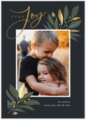 Digital Holiday Photo Cards by Stacy Claire Boyd (Pure Joy Foil Pressed)