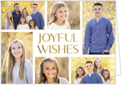 Digital Holiday Photo Cards by Stacy Claire Boyd (Shimmering Wishes Foil Pressed)