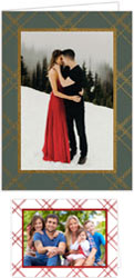 Digital Holiday Photo Cards by Stacy Claire Boyd (Woven Splendor With Foil)